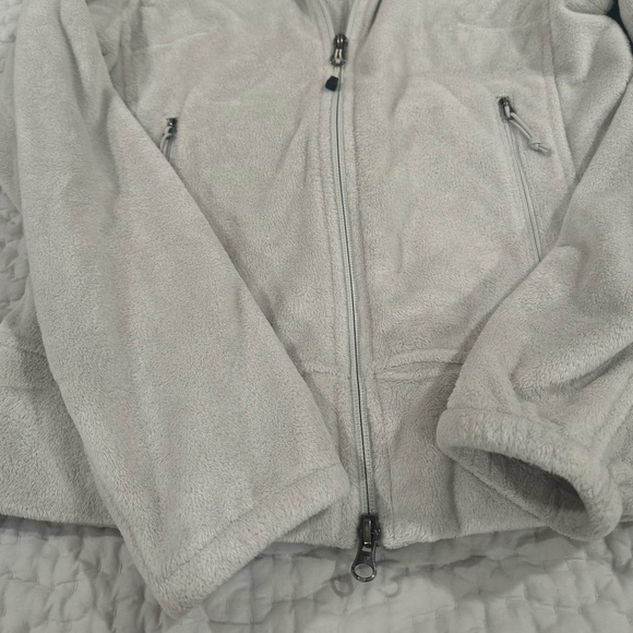 The North Face white plush fleece jacket S - Picture 5 of 7